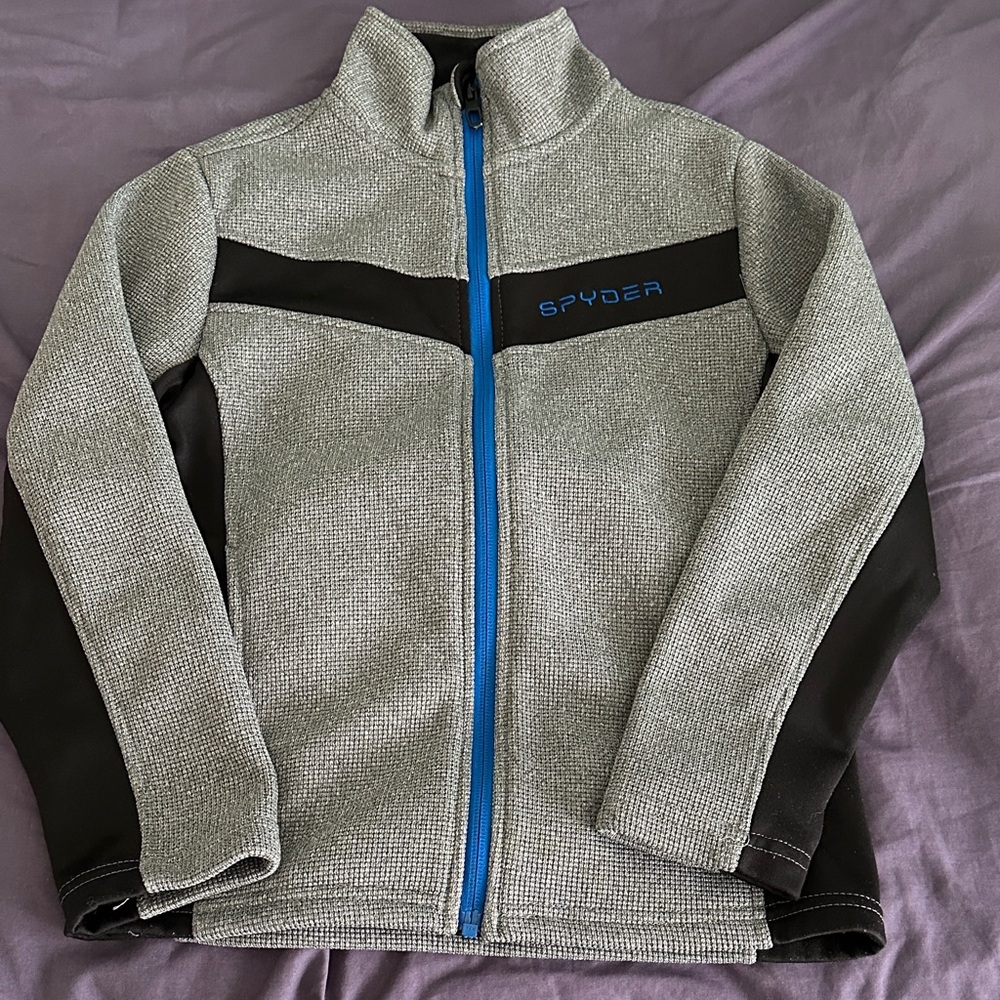 Spyder boys fleece zip up - size 7/8